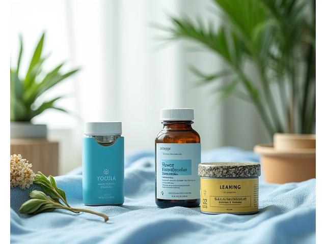 Kit de energía natural con suplementos y dispositivos